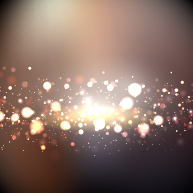 Bokeh with Golden Lights