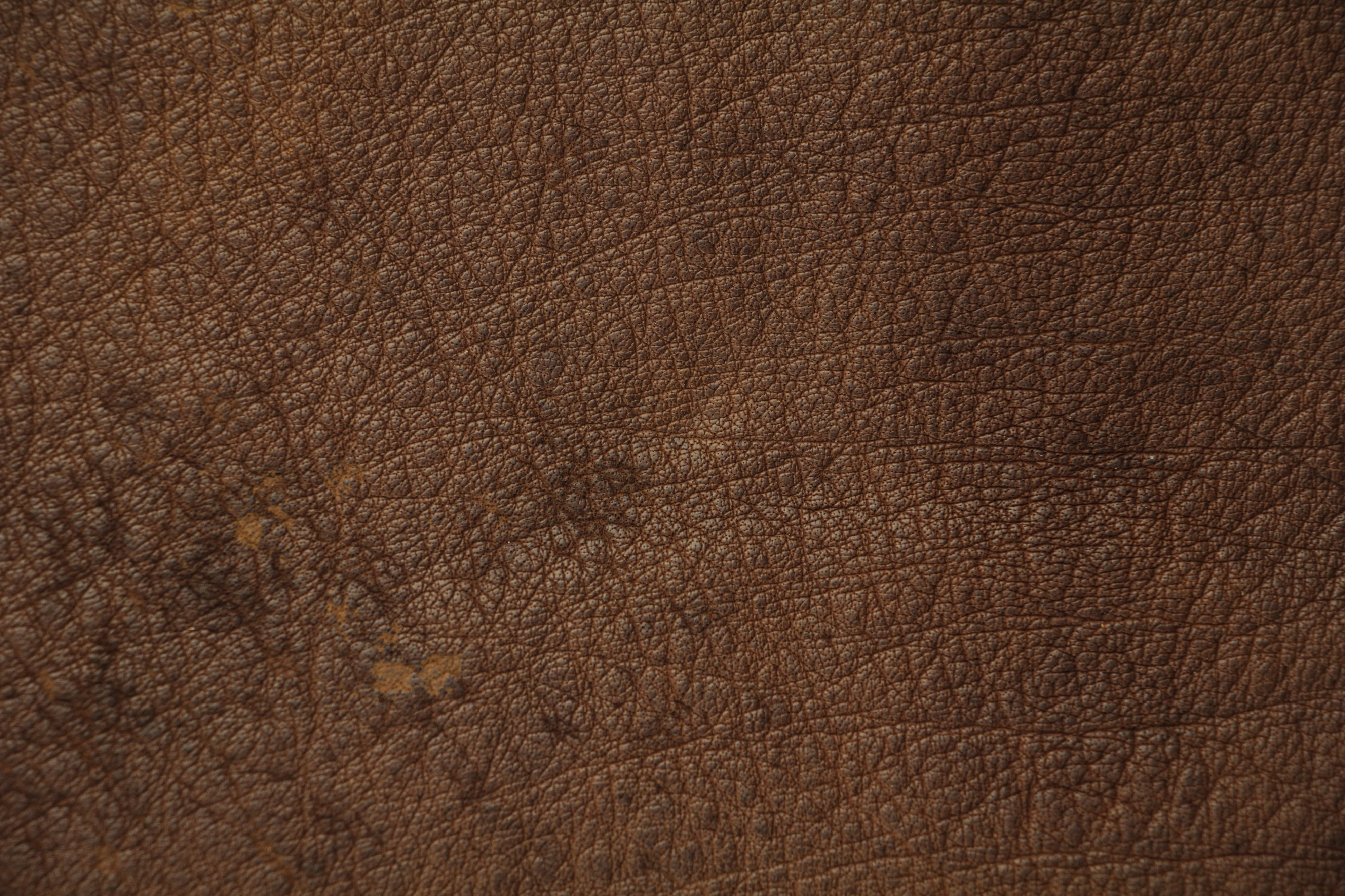 Brown leather tumbled