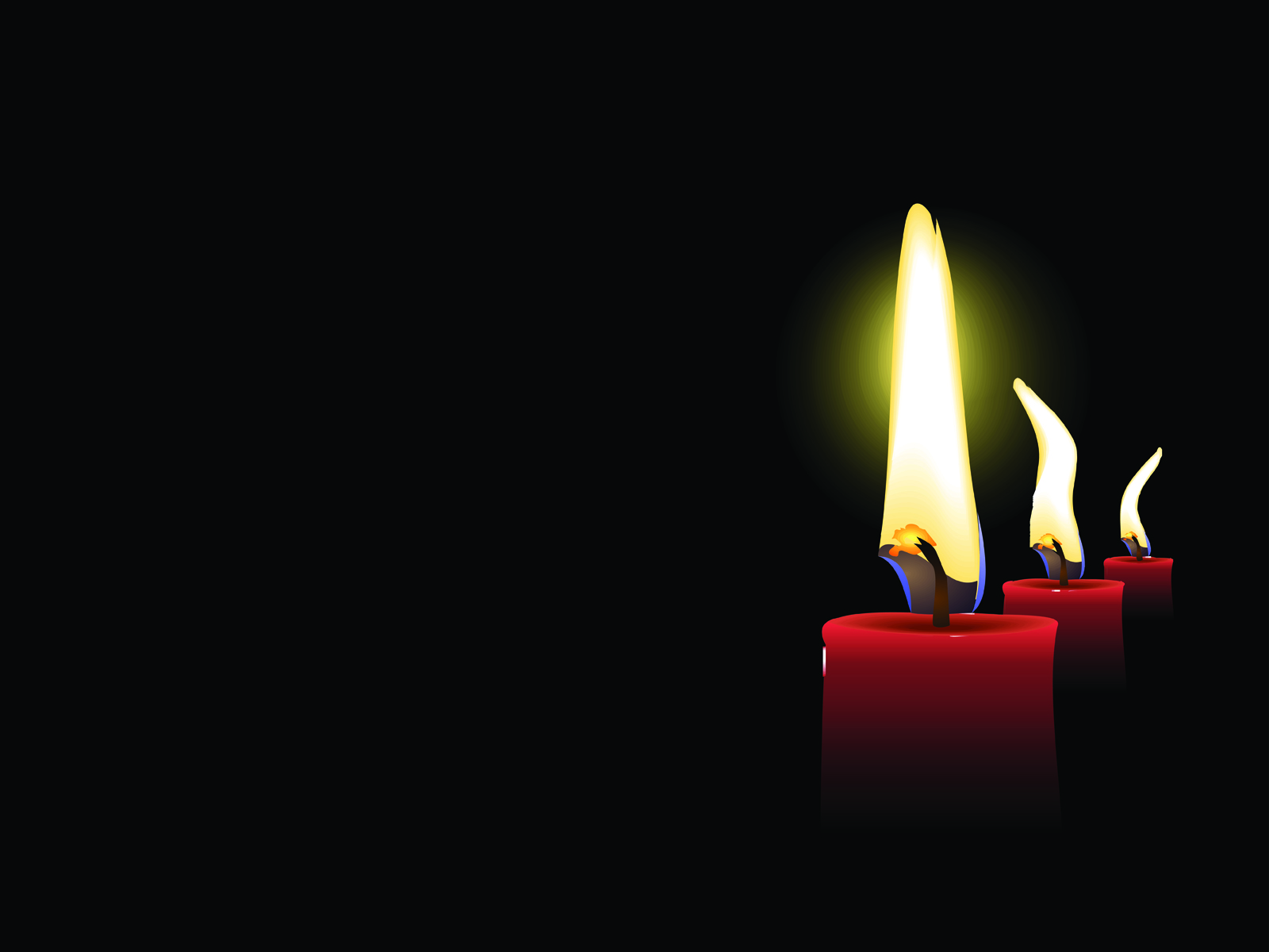 Candle Days PPT Template For Presentation  PPT   Wallpaper
