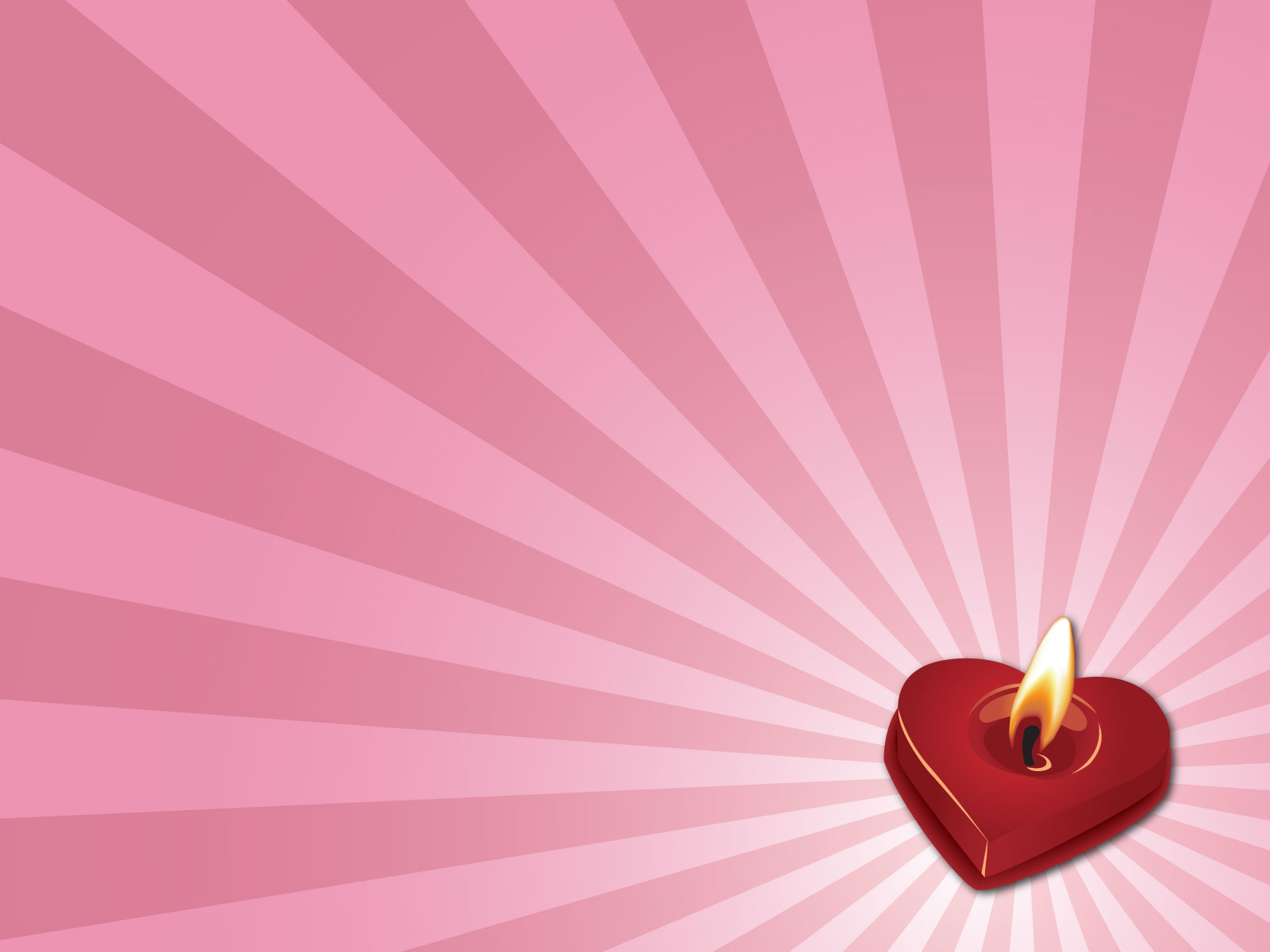 Candle Pink For Templates PPT   Photo