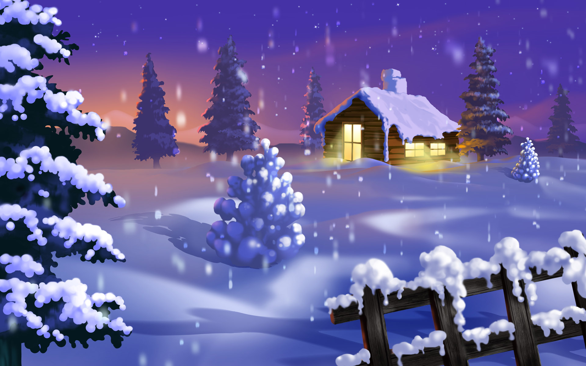 Christmas Winter Pictures Hd Walpaper Frame