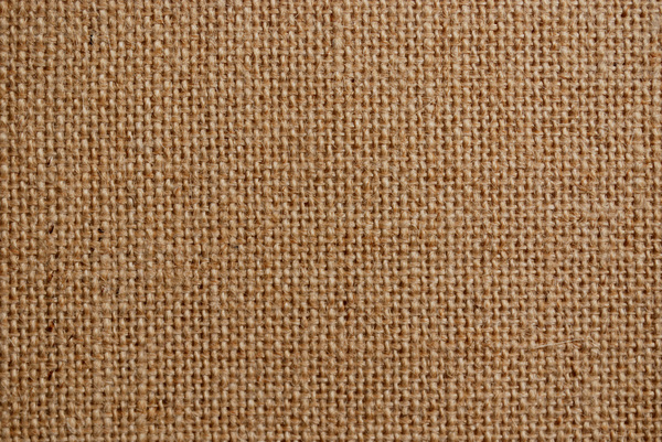Coffee Tone Fabric Burlap Walpaper