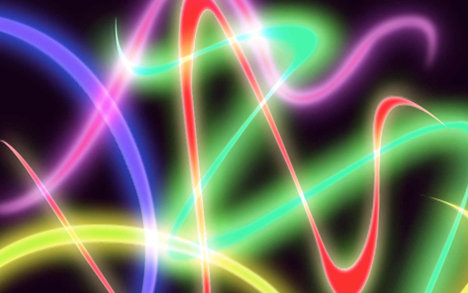 Colorful Abstract Neon Wallpaper