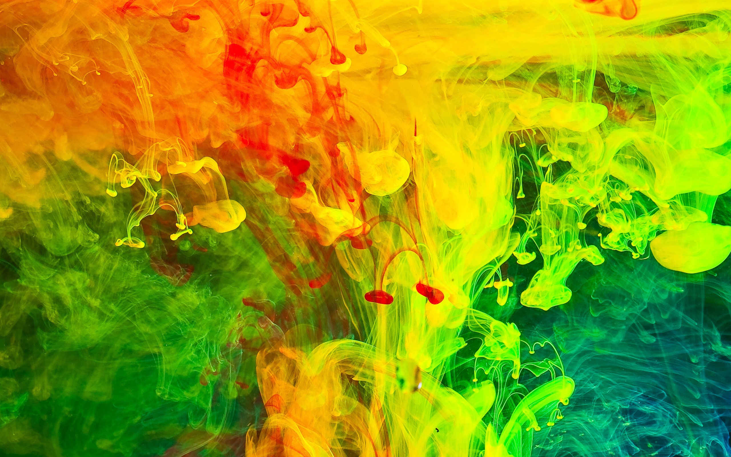 Colorful Paint Fumes Art By JennyMari  