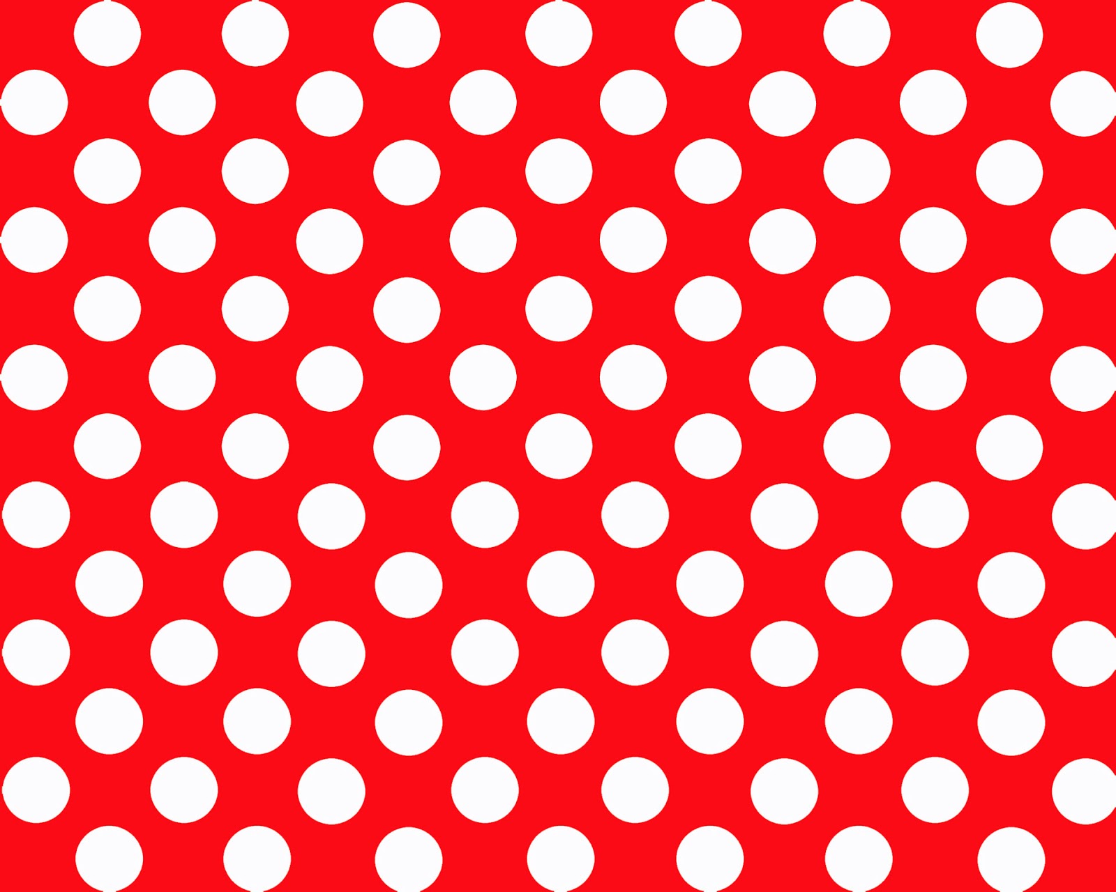 Comic Book Polka Dot Red and White