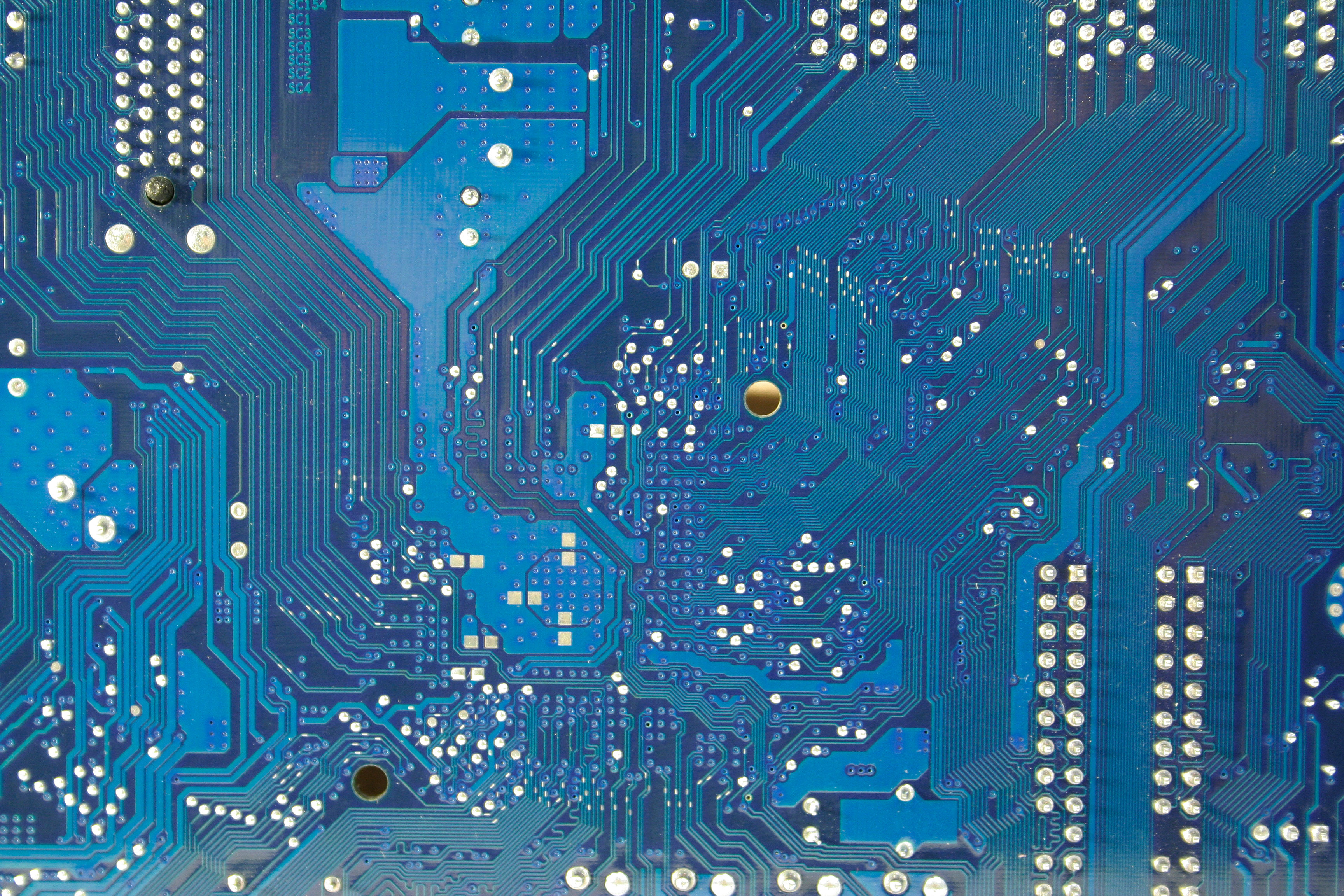 Computer Texture Blue Motherboard Image  Walpaper Picture