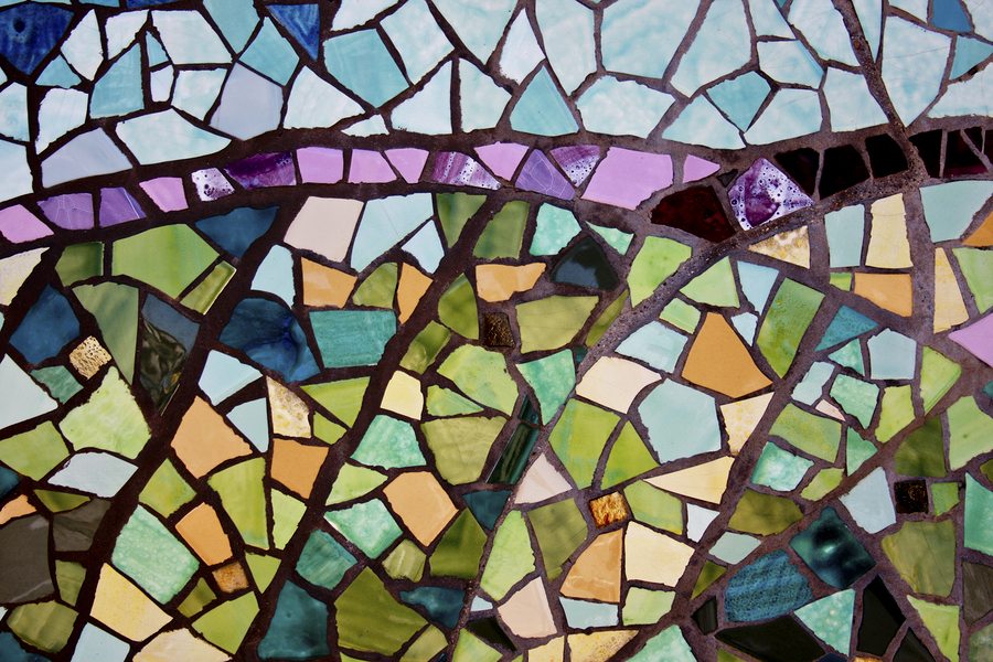 Create Mosaics Stained Glass Walpaper Clipart