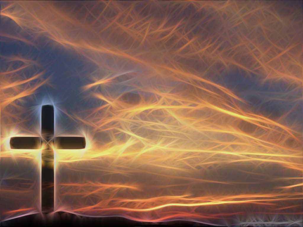 Cross Sky Christian Template