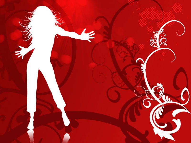 Dancing Girl Vector Free Quality