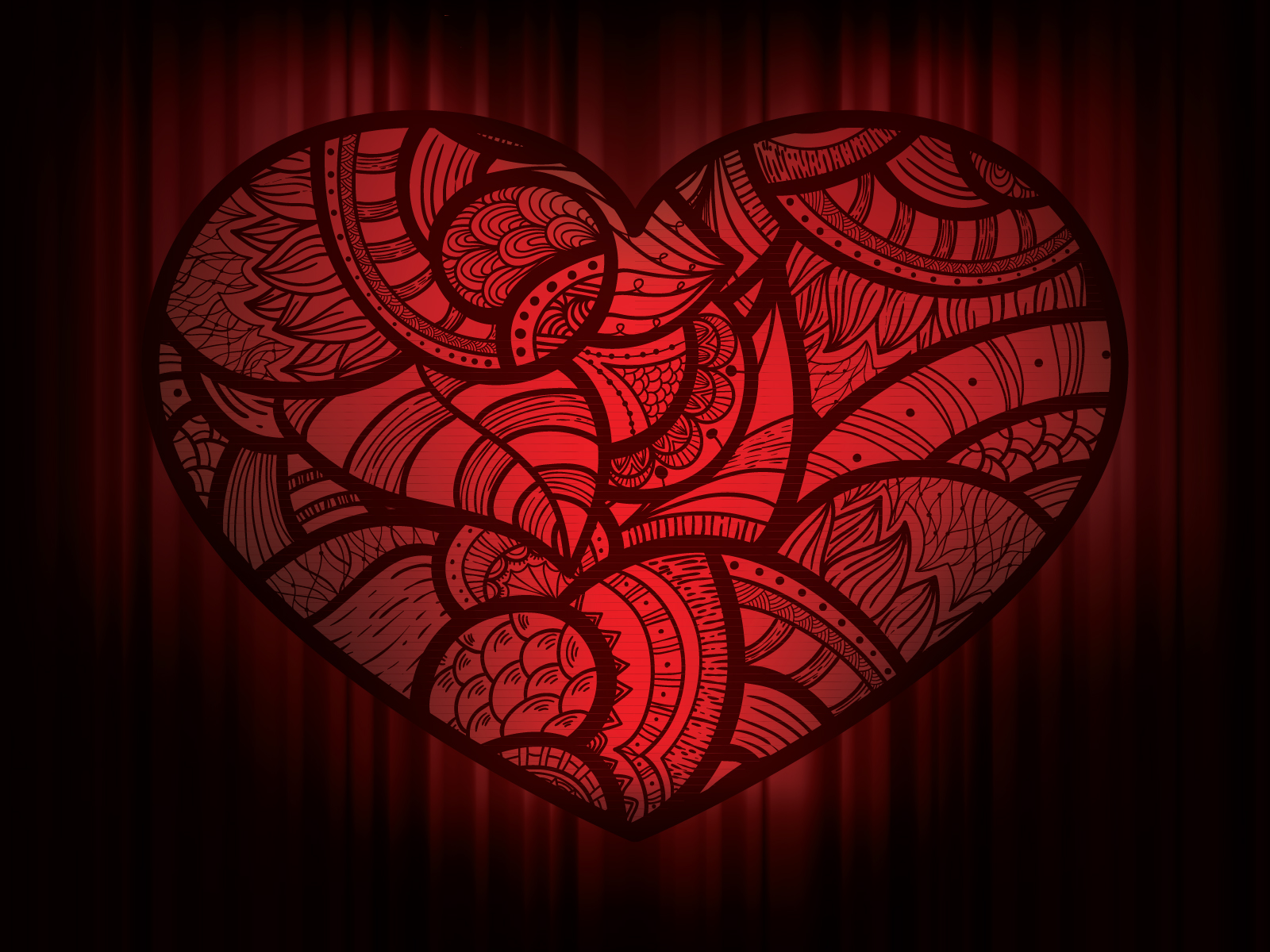 Dark Hearts Love Graphic