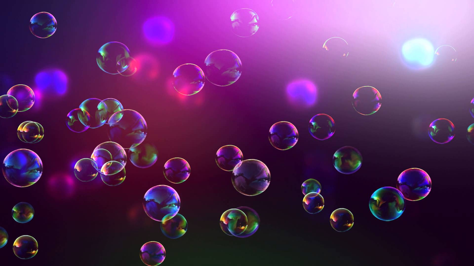 Dark Pink Bubbles Picture