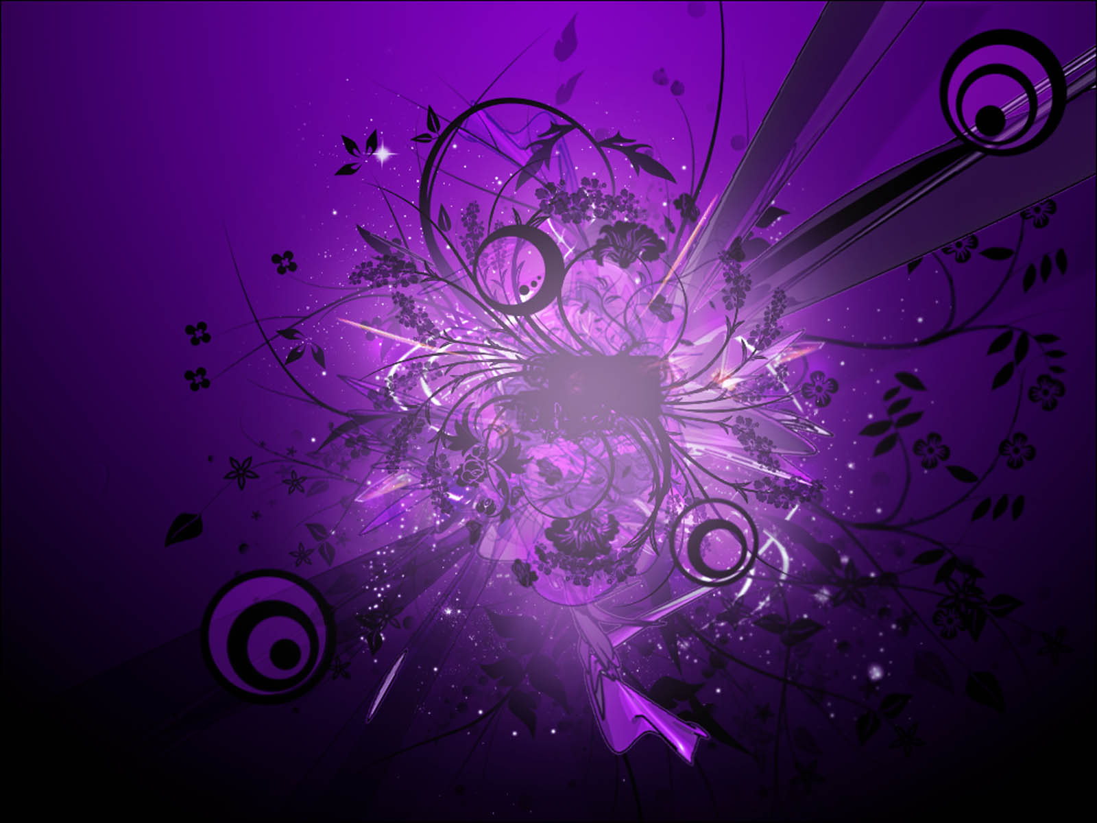 Dark Purple Abstract Presentation