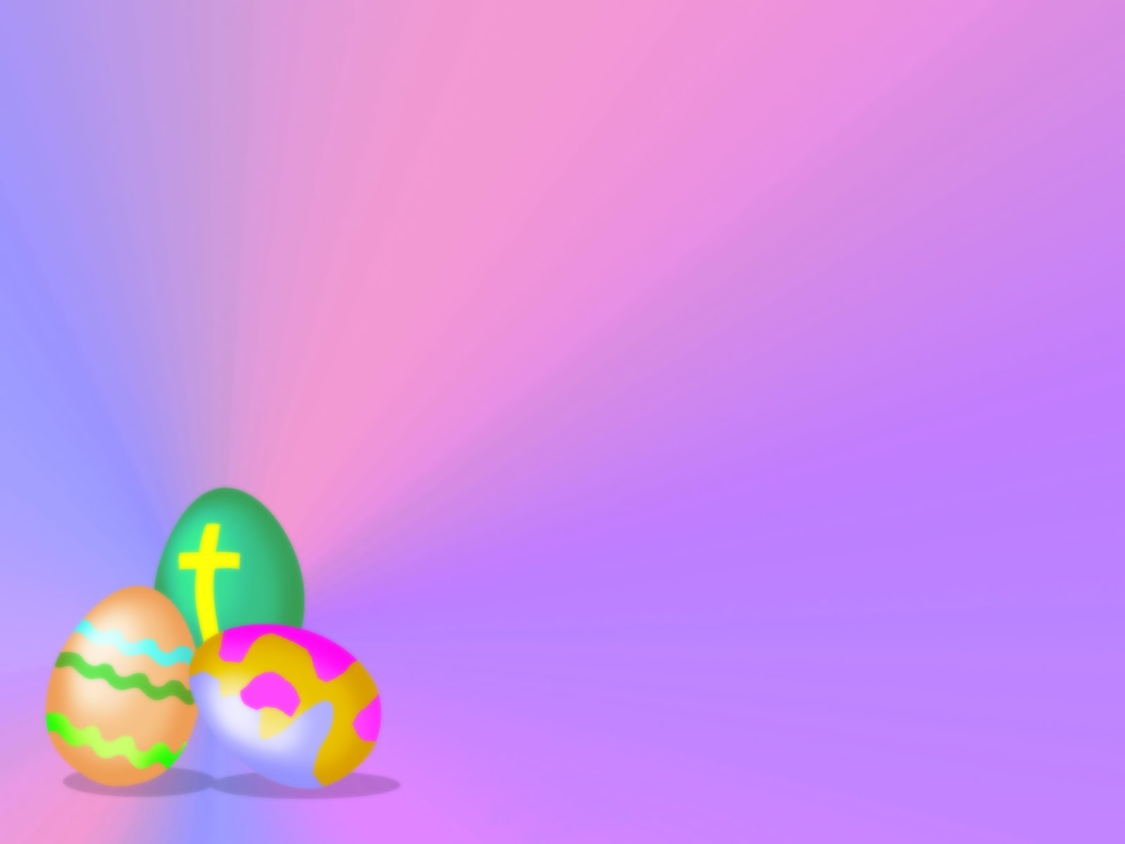 Easter Eggs PowerPoint Clip Art