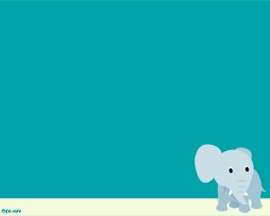 Elephant PowerPoint Template PPT Template Slides