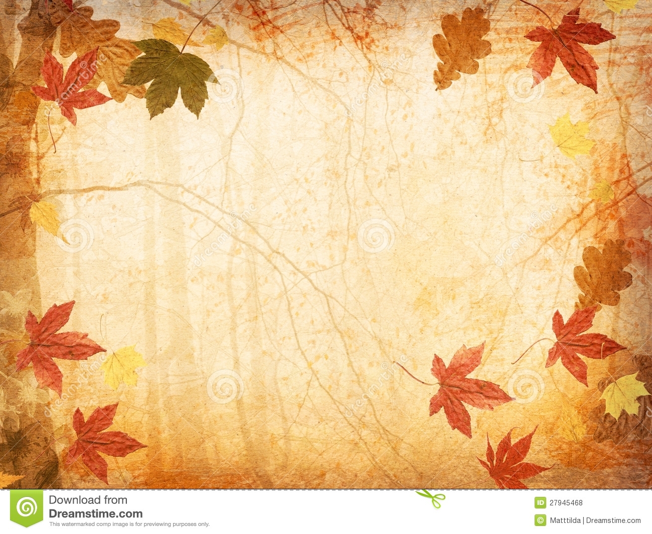 Fall Leaves Royalty Clip Art