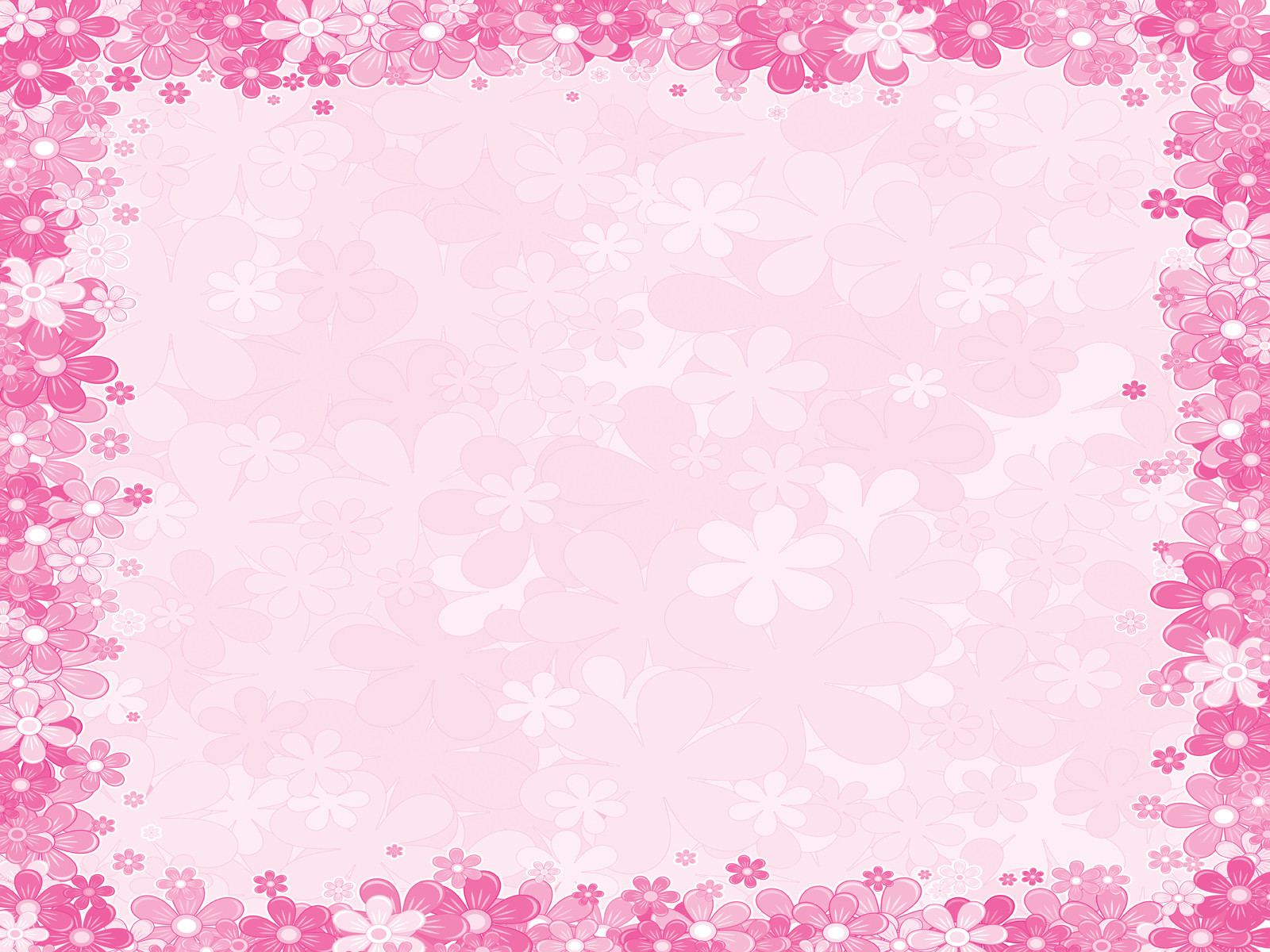Feminine with pink flowers