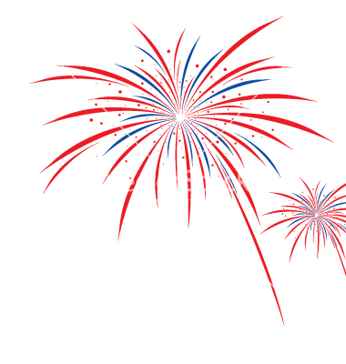 Fireworks Clip Art and Fireworks White Clip Art Frame