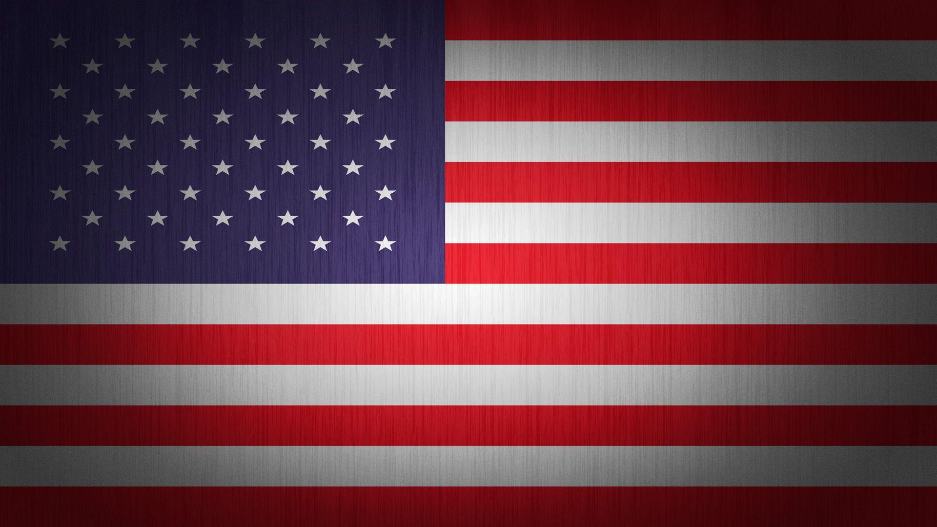 Flat American Flag Wallpaper