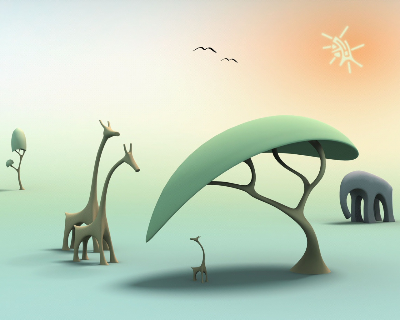 Free Animals In Jungle For PowerPoint  Animal PPT   Design