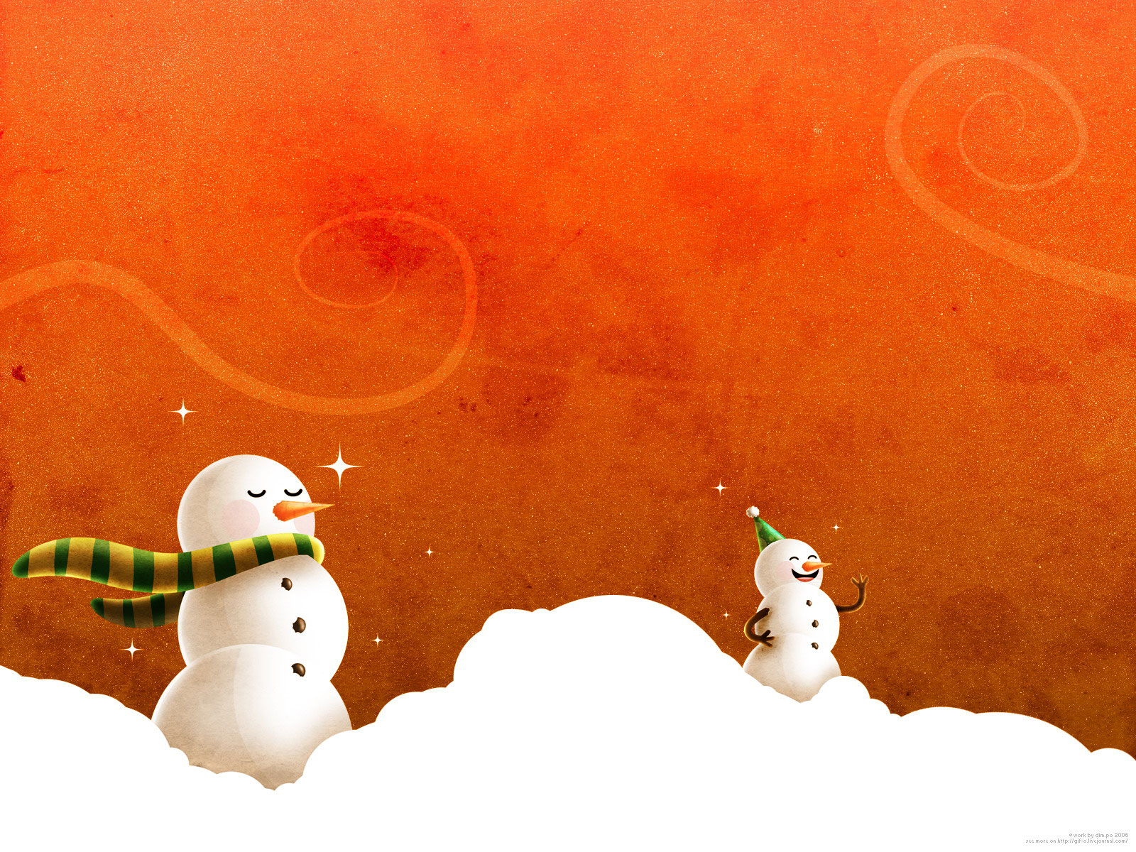 Free Christmass and PowerPoint Pictures Snowman   Presentation