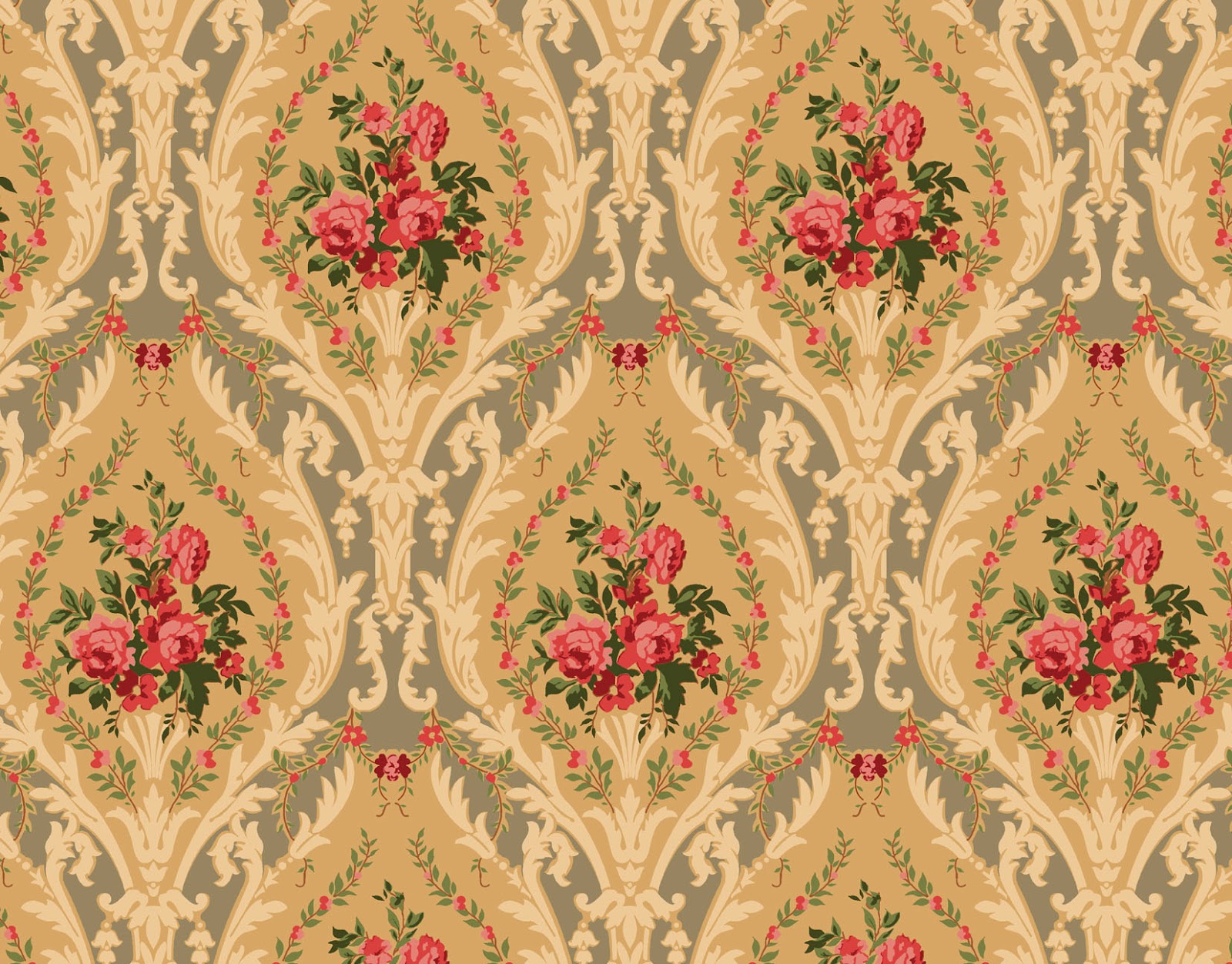 Free Victorian Texture Or  Victorian Style Wallpaper