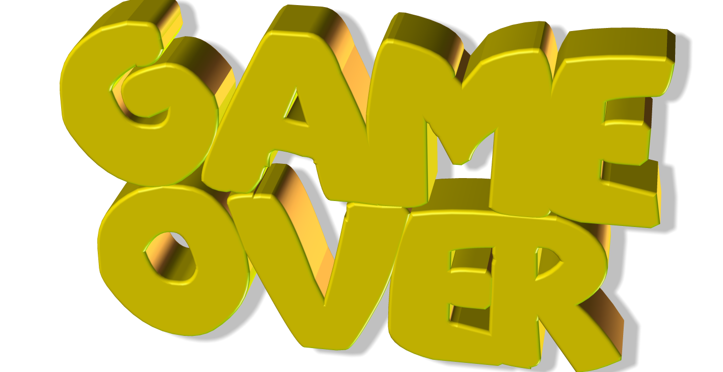 Game Over Png Transparent Download