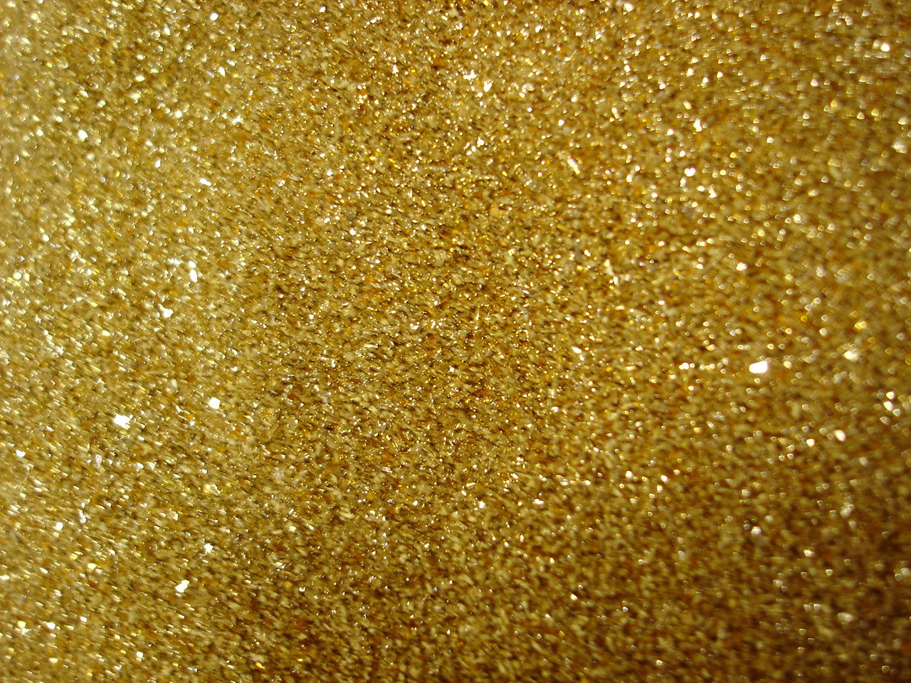 German Glass Glitter Gold