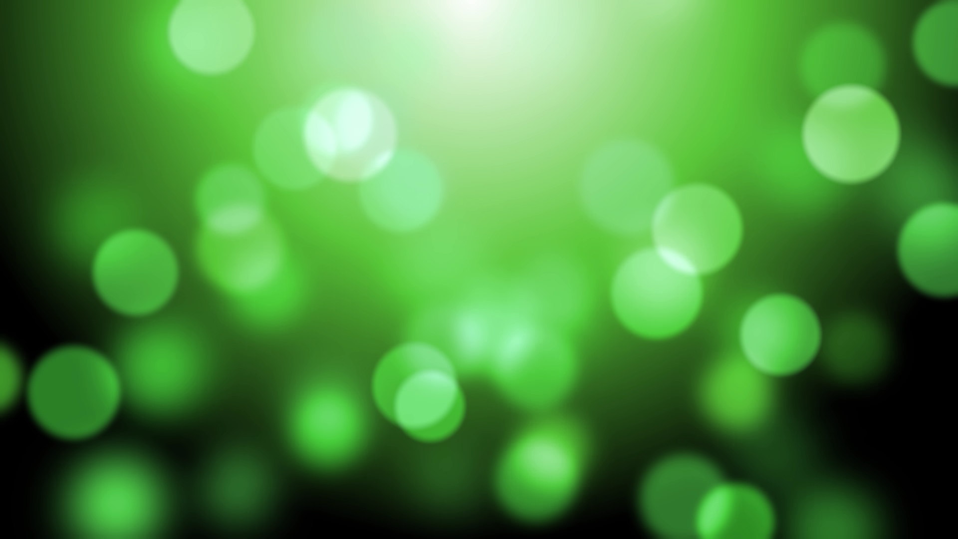 Green Bokeh Effect Wallpaper