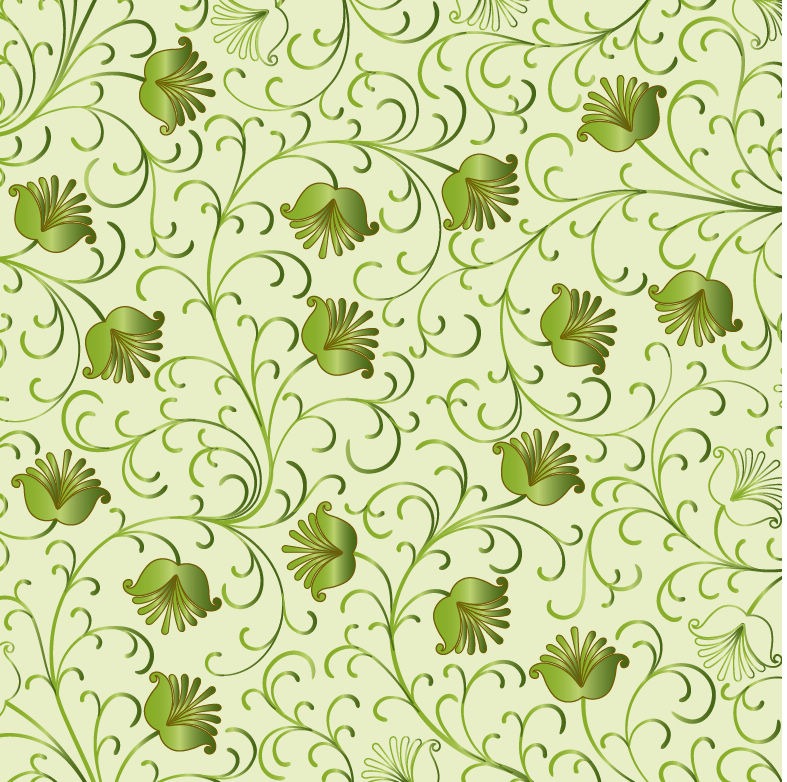 Green Floral Vector  Free Vector Graphics  All Free Web   Wallpaper