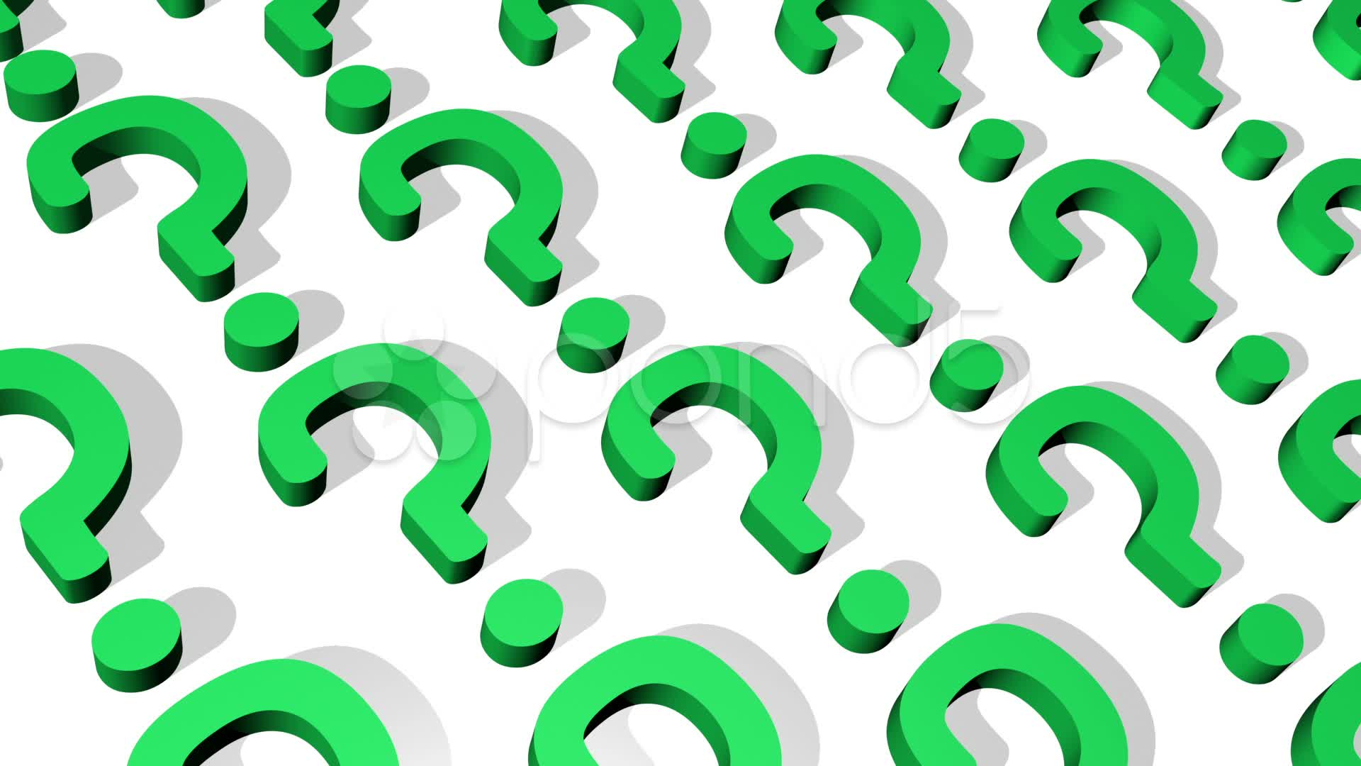 Green Question Marks Question Mark Loop image