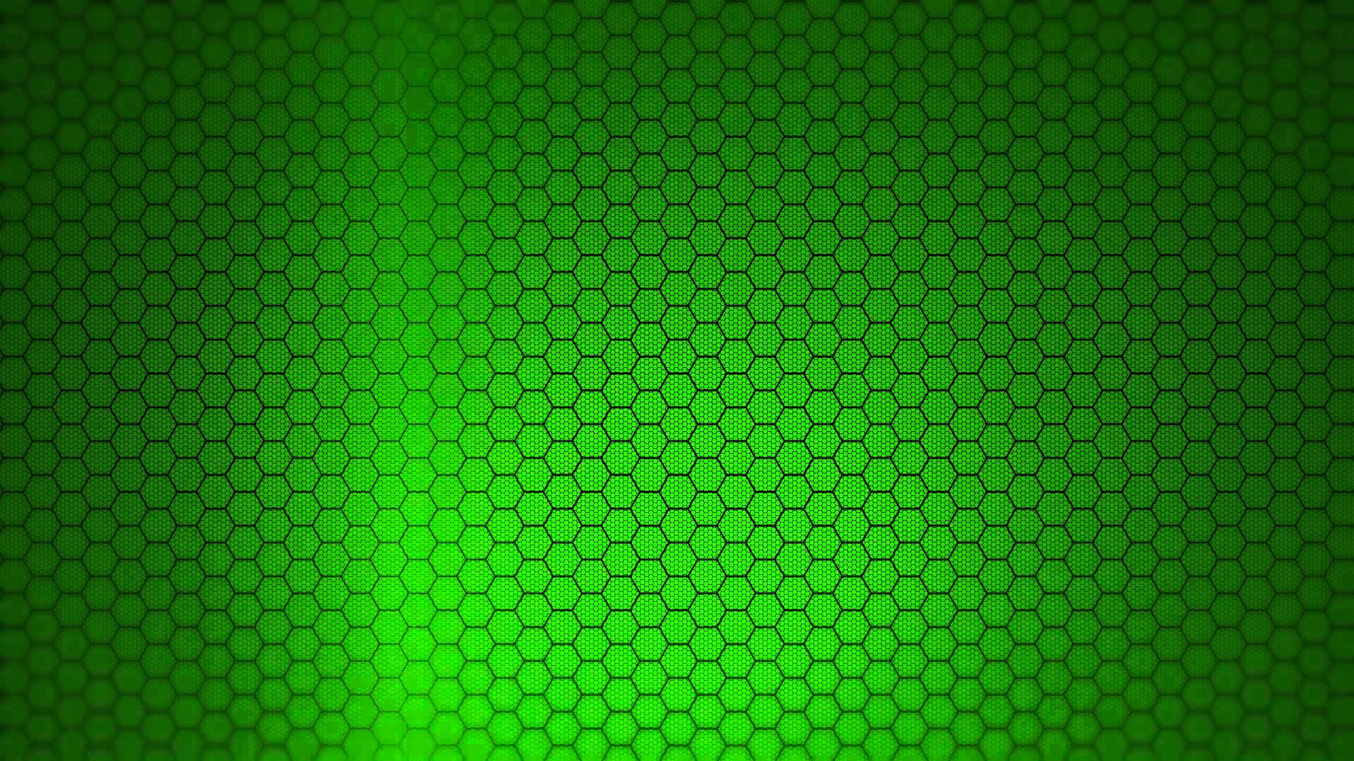 Green Screen Animation Hexagon Design