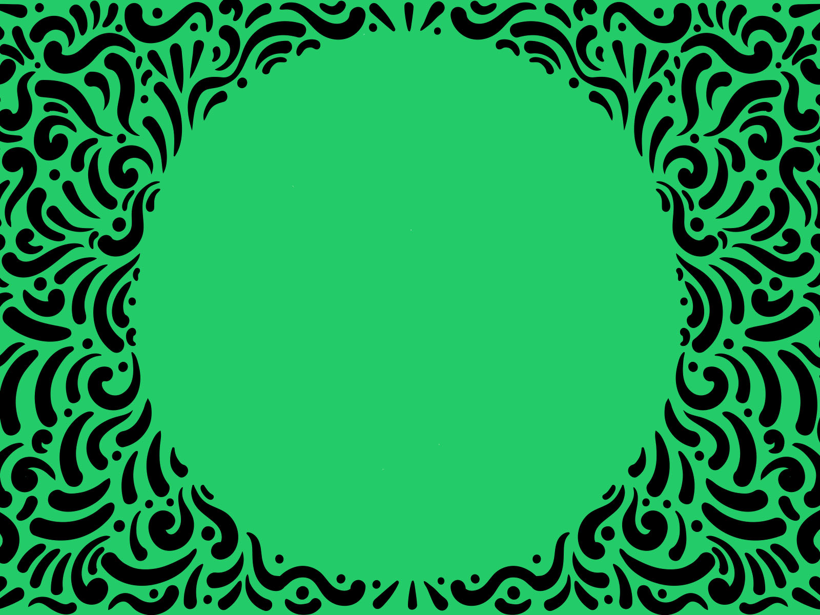 Green Spiral Frame