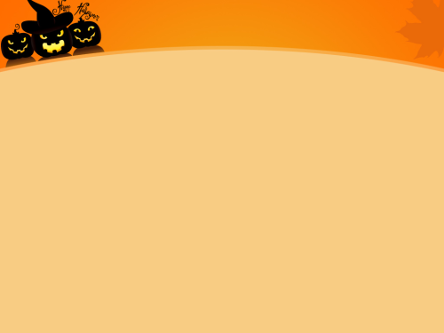 Halloween For Halloween Templates Presentation