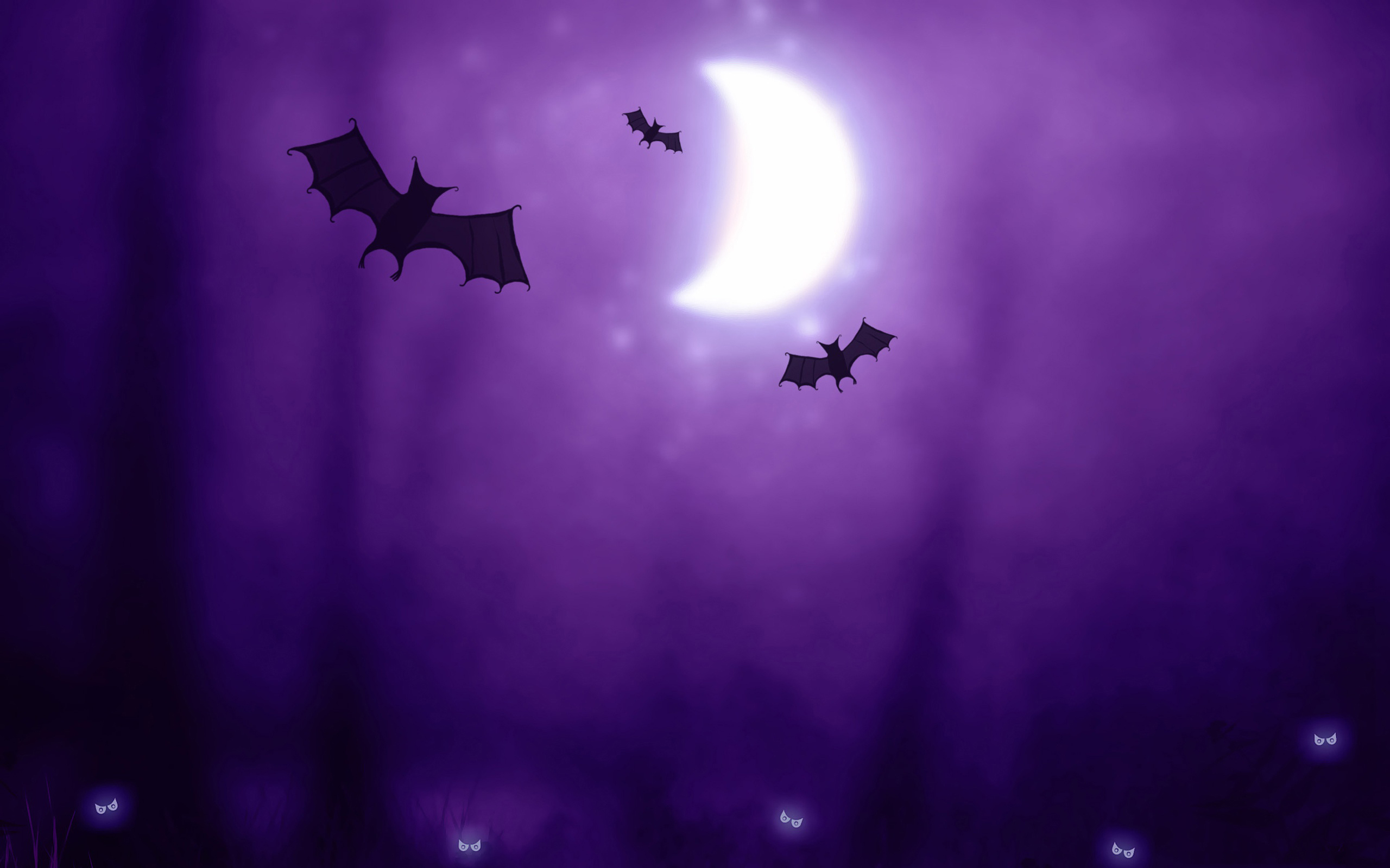 Halloween purple frame