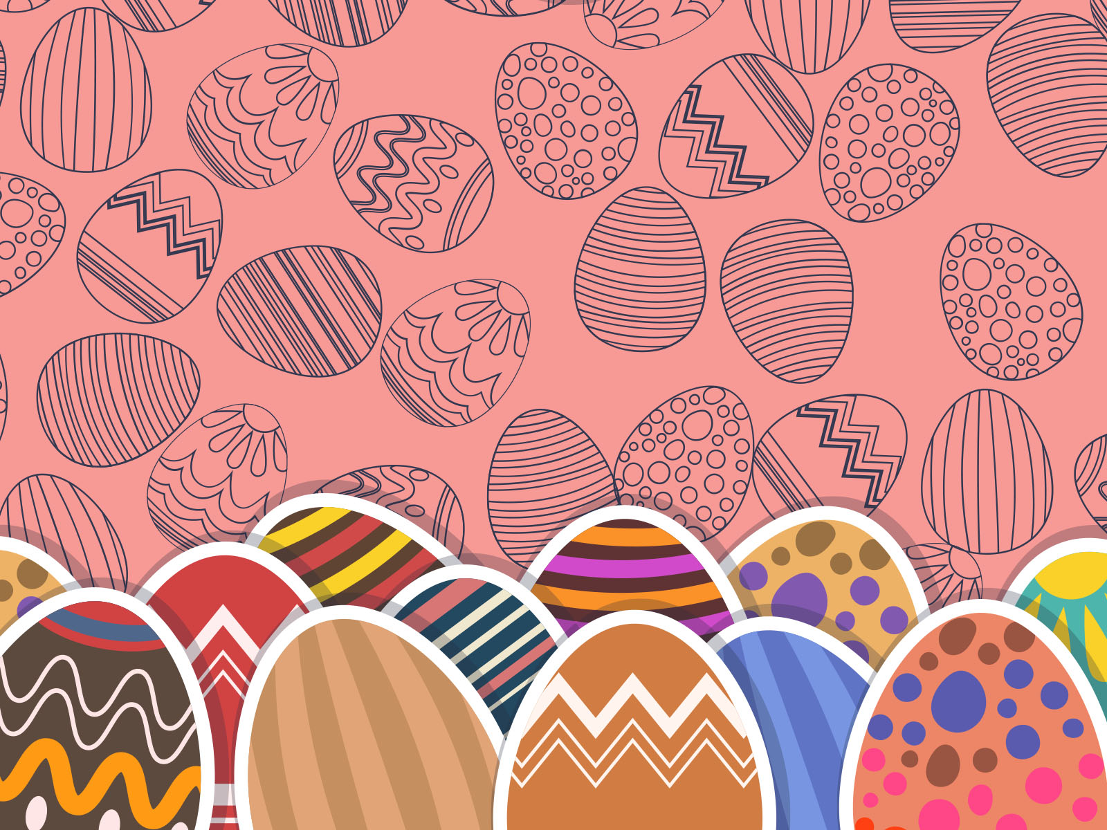 Happy Easter Day PPT Backgrounds