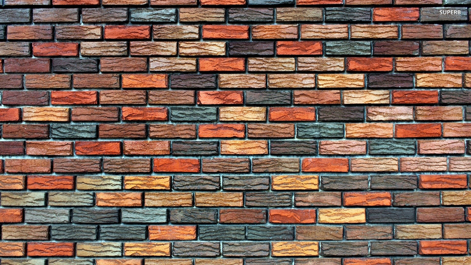 Hd Brick Colorful Structure