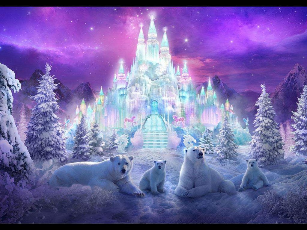 HD Magical Winter PPT Backgrounds