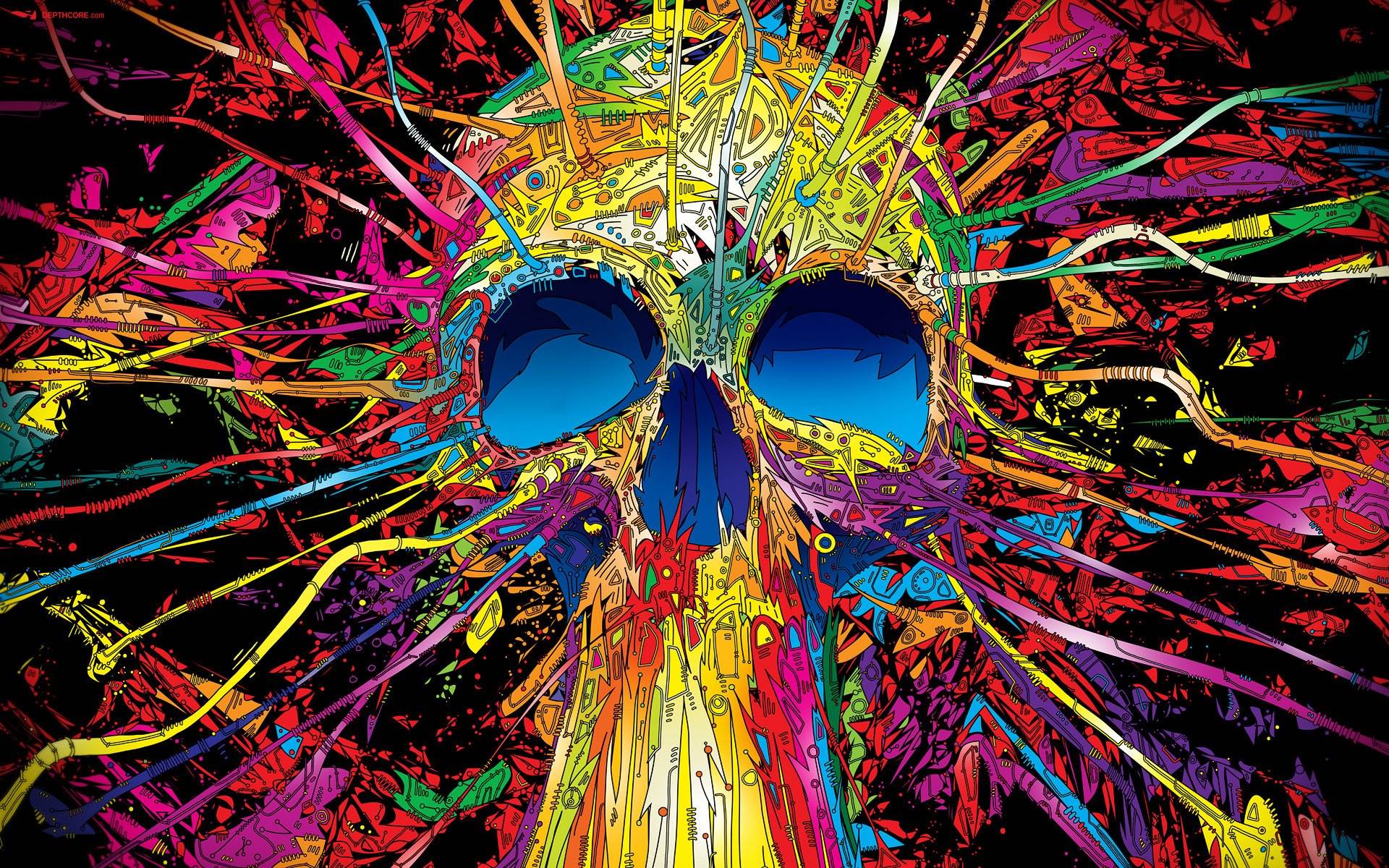 Head Psychedelic Hd Wallpaper