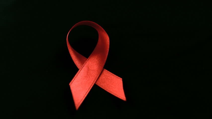 Hiv Black Ribbon Aids Photo