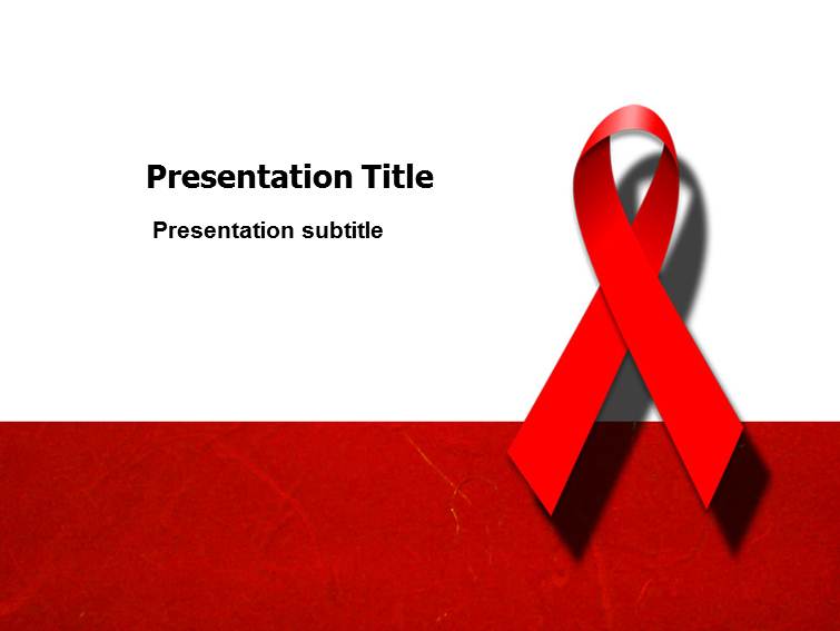 HIV(PPT) Templates  PPT Template For HIV Virus   image