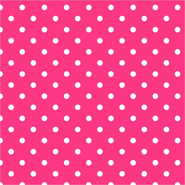 Hot Pink Polka Dot Clipart
