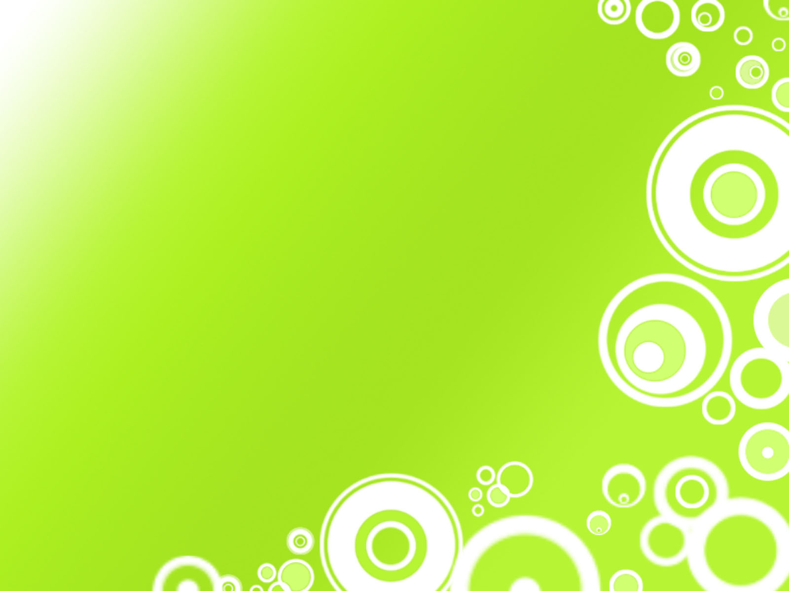 Light Green Circles Free PPT For Your PowerPoint Templates Photo