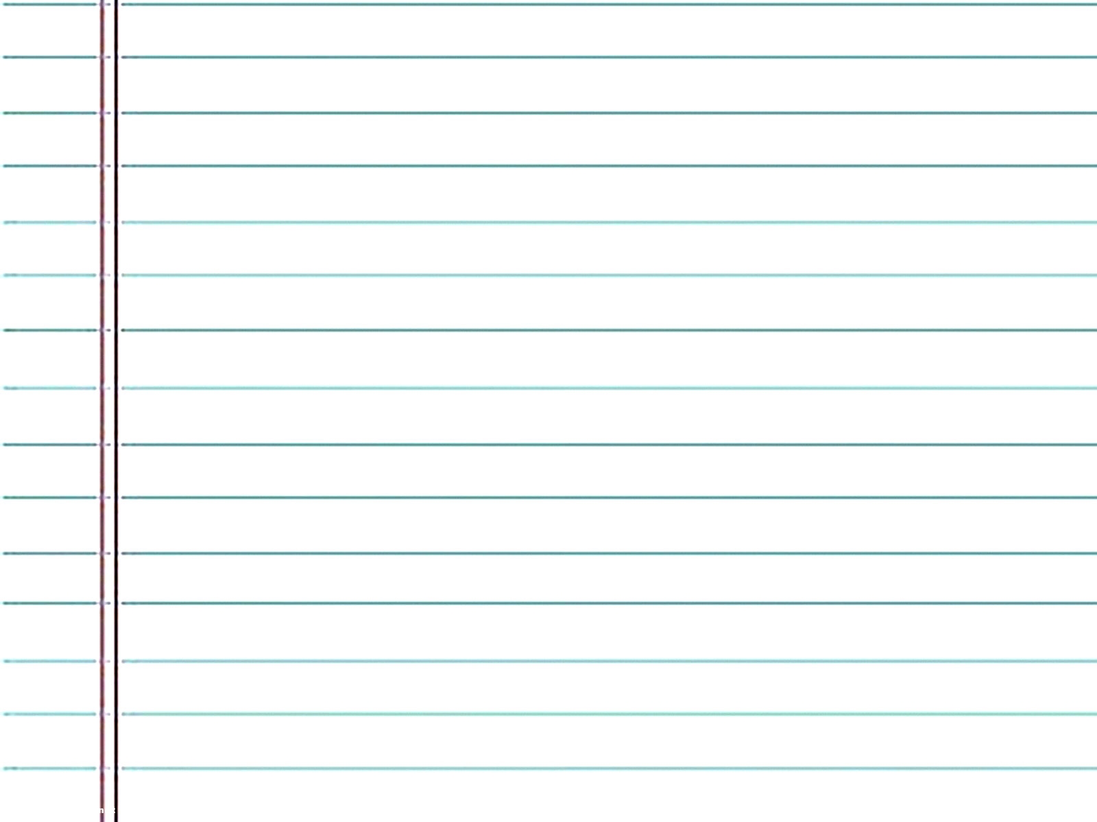 Lined Paper Note Template