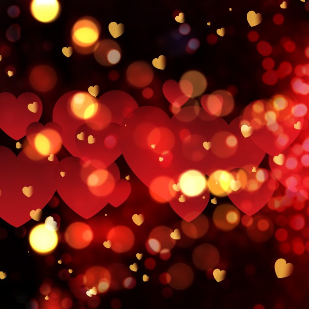 Love with Bokeh Effect