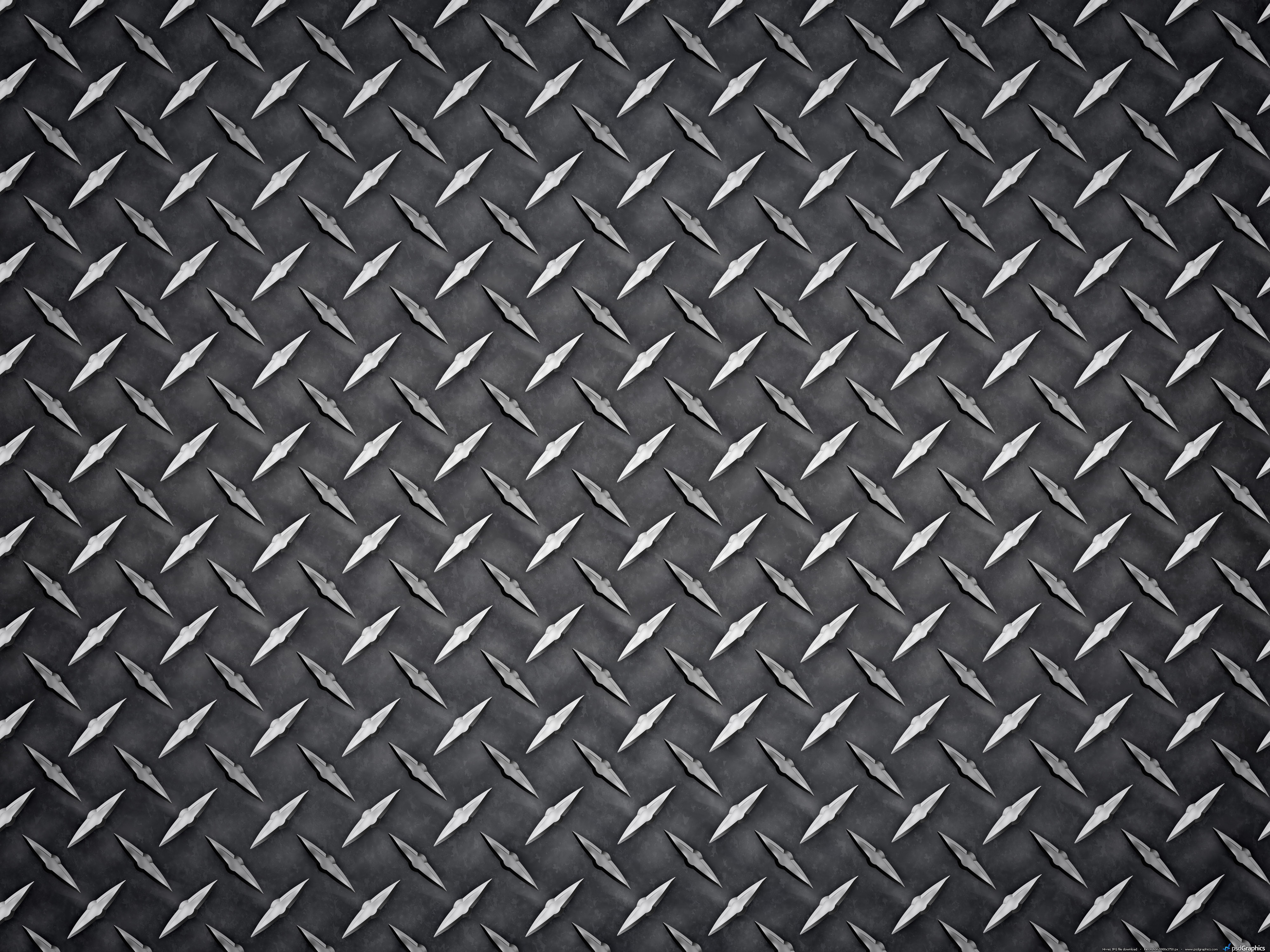 Metal Diamond Plate Texture Steel Art