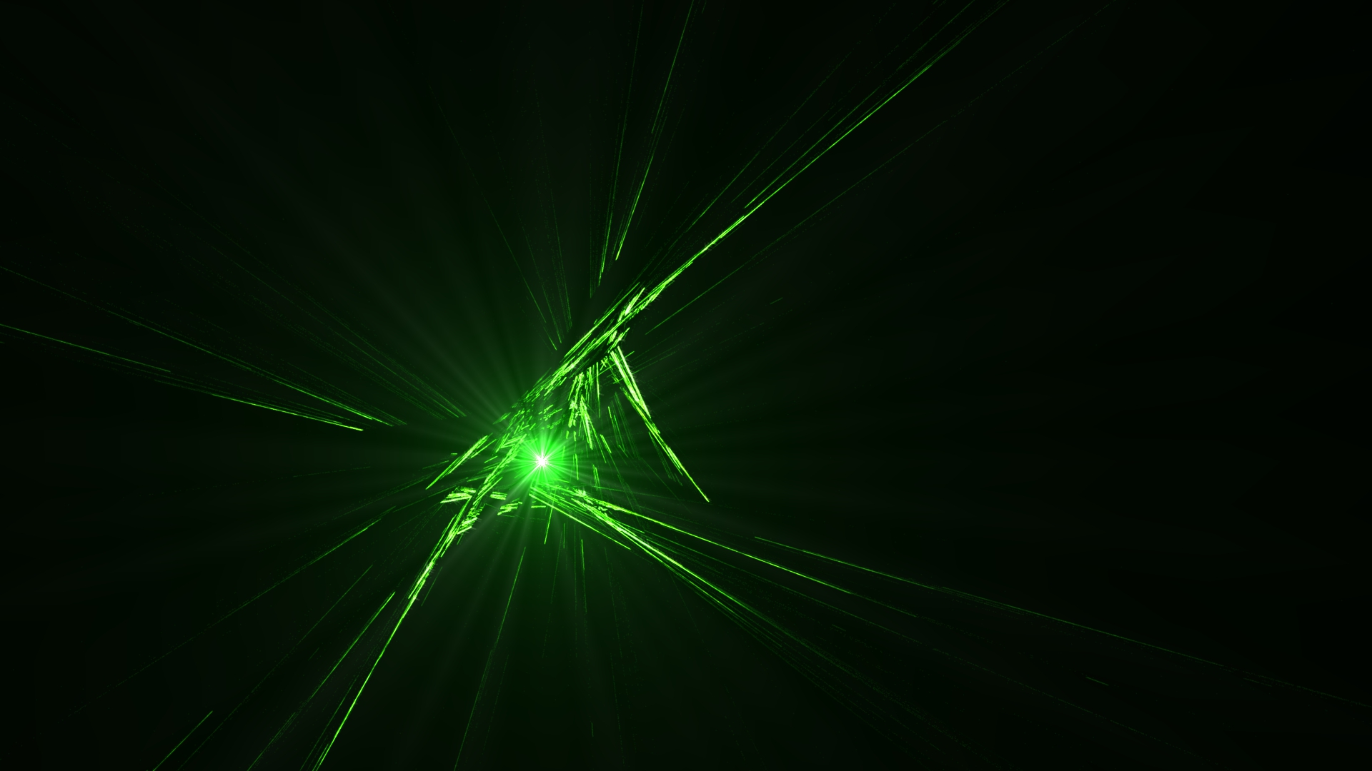 Metalic Green Abstract Graphic