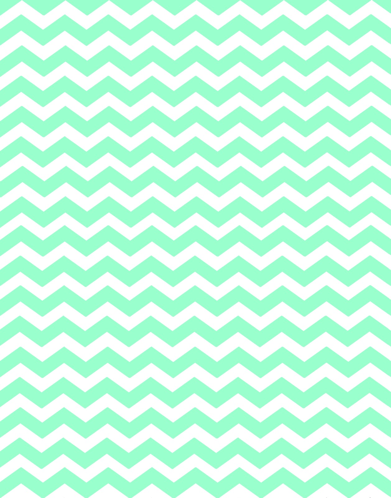 Minty Chevron Madness Clip Art