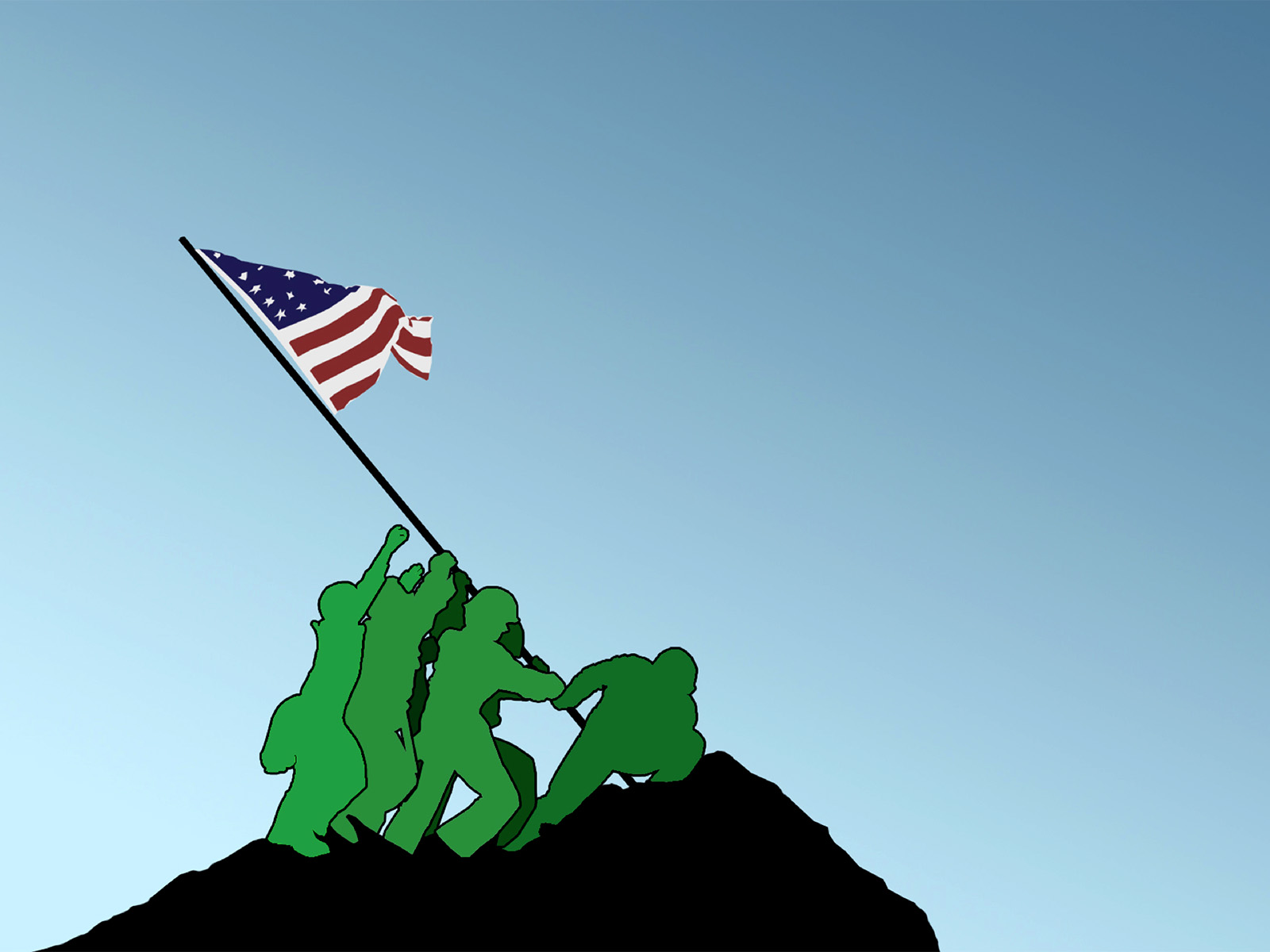 Mountain USA Flag