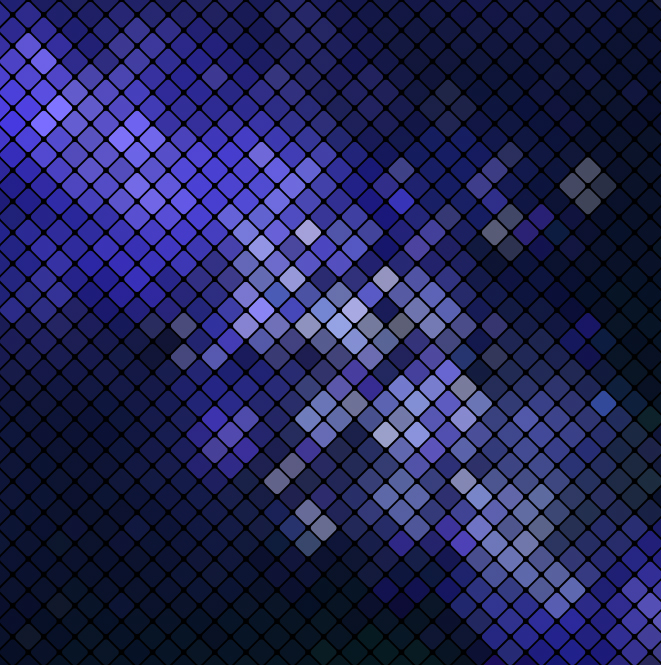 Neon Abstract Grid Picture