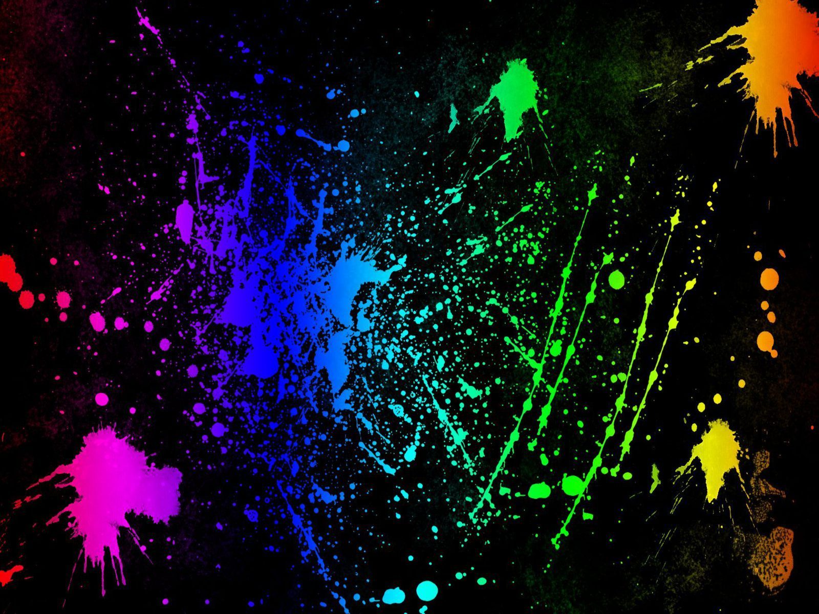 Neon Colors Rock Images Splatter Hd Quality